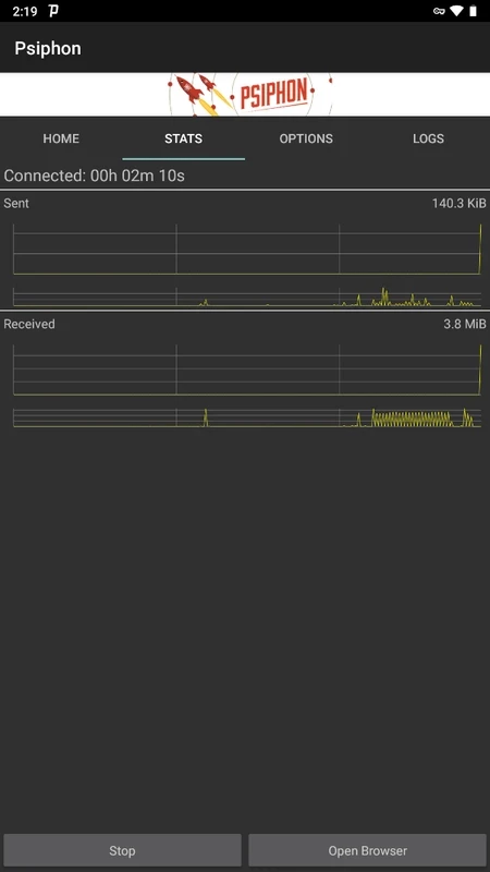 PsiPhon — captura 6